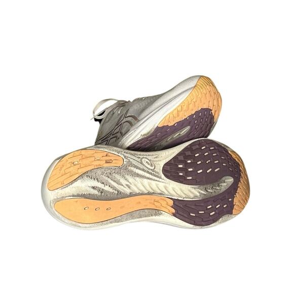 Womens ASICS Gel-Nimbus 26 Running Shoes Sneakers Size 8.5 Oatmeal Orange - Picture 5 of 6